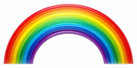 Obraz premium Vibrant Rainbow Graphics: Colorful Spectrum Images for Design Projects