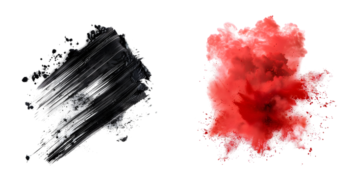 blur stain. Generative AI.