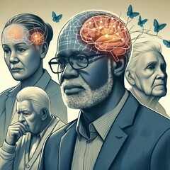 Individuals with Alzheimer's Disease People experiencing cogniti