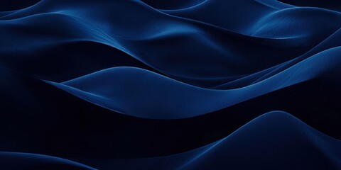 Obraz premium Blue wave with a dark background