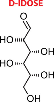 Vector Of D-Idose Chemical Structure