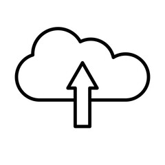 Cloud Upload line icon