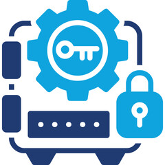 Password Vault mixed color icon