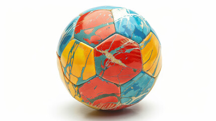 Fototapeta premium soccer ball isolated on white