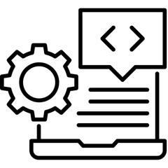 Web Development line icon