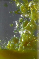 gelb perlen tropfen kunst