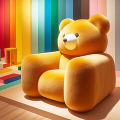 Bear Chair A comfortable armchair designed to look like a sittin