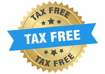 TAX FREE label