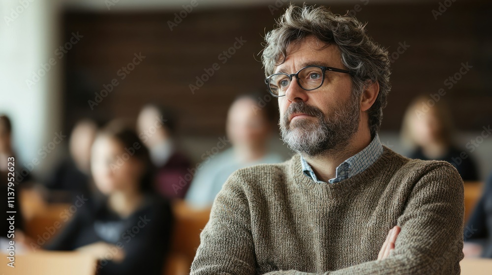 Poster the forgetful professor often misplaces his lecture notes before class
