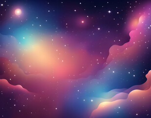 Fototapeta premium space galaxy background vector background