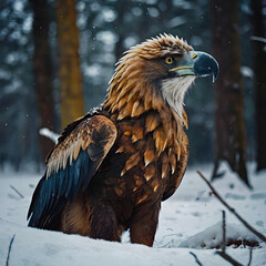 Obraz premium portrait of a eagle