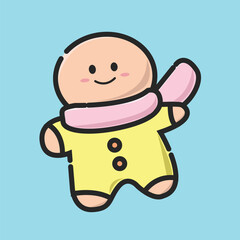 Sweet Treat Inspired Character with Scarf