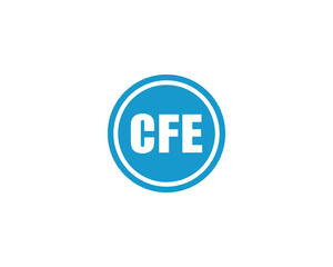 CFE logo design vector template. CFE