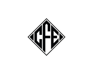 CFE logo design vector template. CFE