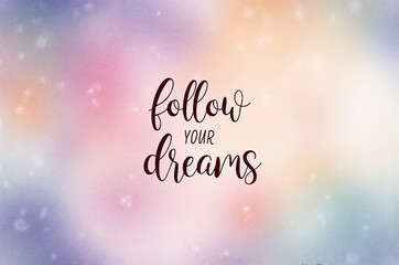 Vibrant backdrop inspires people to chase their dreams and aspirations