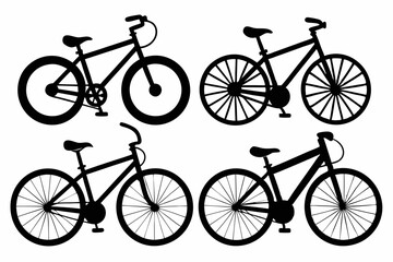 Obraz premium set of bicycles