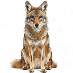 Fototapeta premium coyote Animal On Transparent background