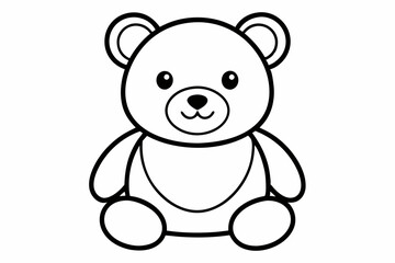 teddy bear with black and white  