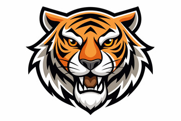 tiger head vector