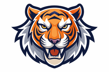 tiger head vector