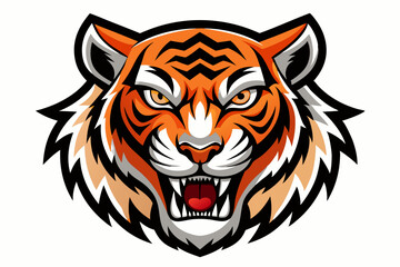tiger head vector