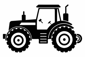 tractor isolated on white background