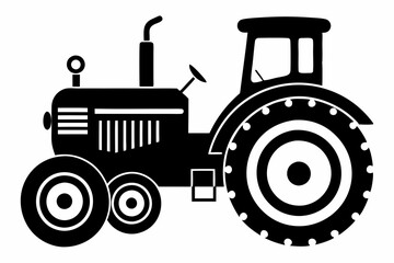 tractor isolated on white background