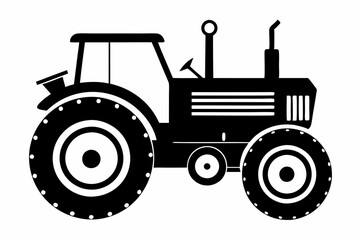 tractor isolated on white background