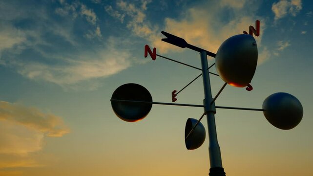 The weather vane guides the direction of life