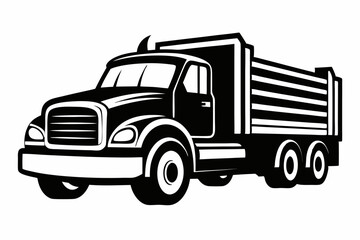 truck isolated on white background