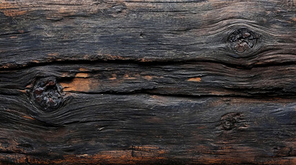 Rustic dark brown wooden background with textured old grain