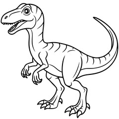 tyrannosaurus dinosaur vector illustration