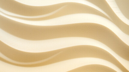 Fototapeta premium Closeup of textured sand dunes in a desert, showcasing intricate patterns and warm golden tones. Perfect for design projects with copy space for messages.