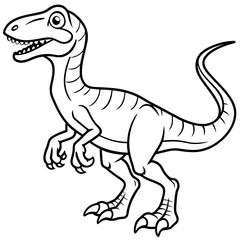 tyrannosaurus dinosaur vector illustration