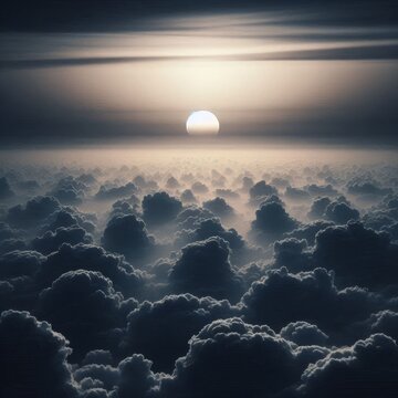Altostratus clouds are mid level clouds composed of water drople