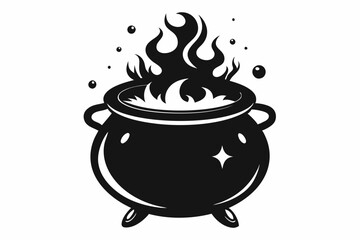 illustration of a burning stove