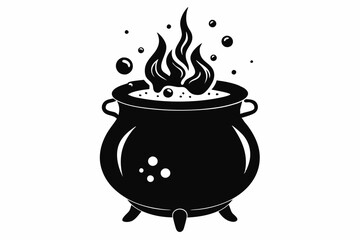 illustration of a burning stove
