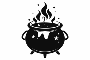 illustration of a burning stove