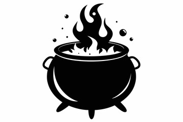 illustration of a burning stove