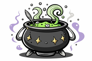 illustration of a burning stove