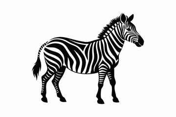 zebra vector silhouette