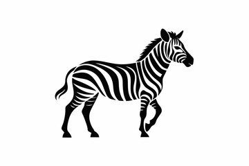 zebra vector silhouette