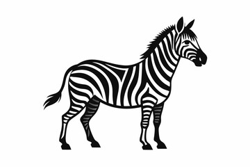 zebra vector silhouette