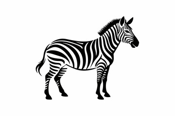 zebra vector silhouette