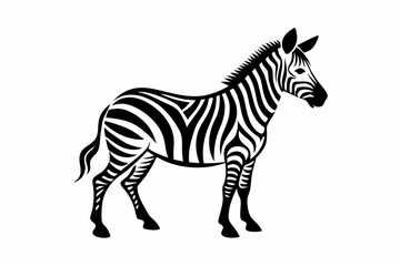 zebra vector silhouette