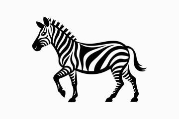 zebra vector silhouette