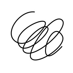 Scribble chaos line abstract 