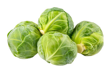Brussels sprouts, isolated on a white background