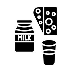 Dairy Products Icon glyph icon