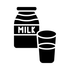 Skim Milk glyph icon